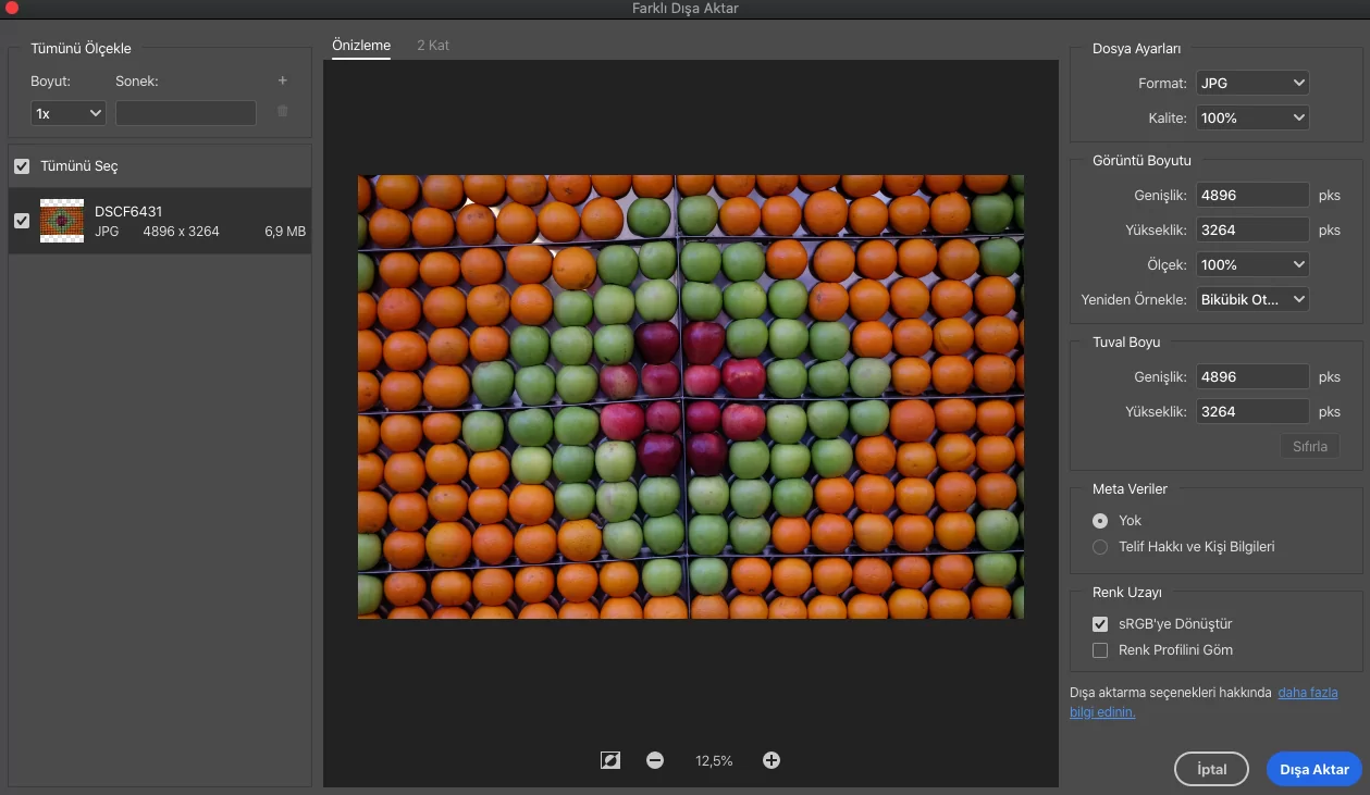 Adobe Photoshop Image Optimization Step 1