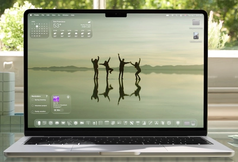 Apple Liquid Glass View