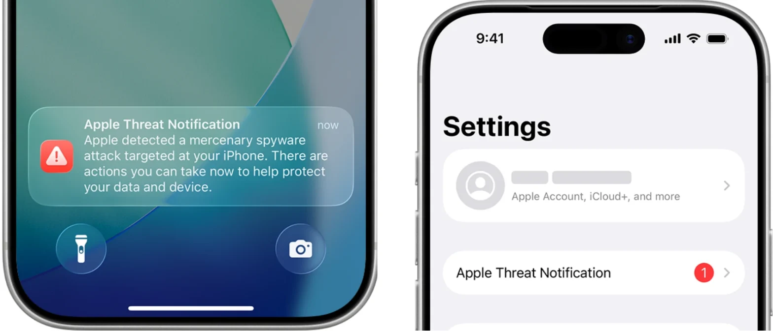 Apple Threat Notification