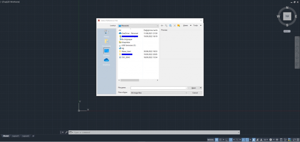 AutoCAD Choose Image