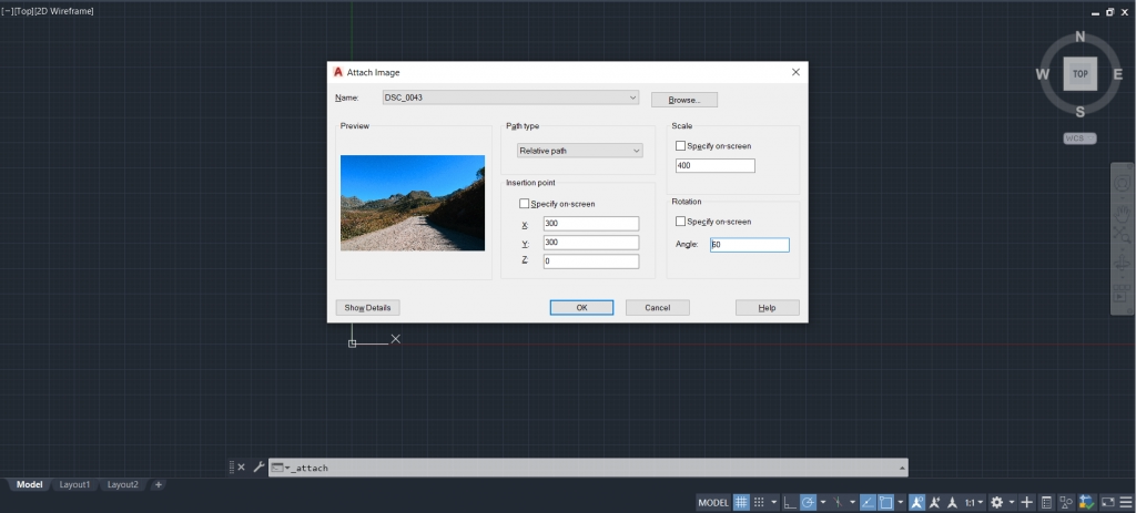 AutoCAD Image Configuration 2