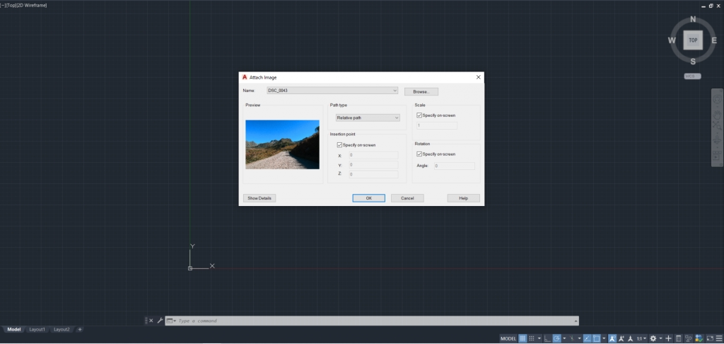 AutoCAD Image Configuration 3