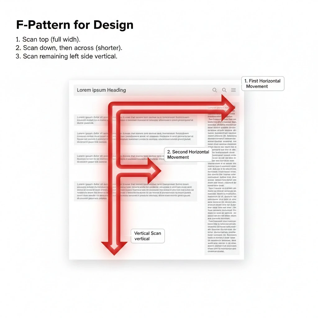 F Pattern for Design