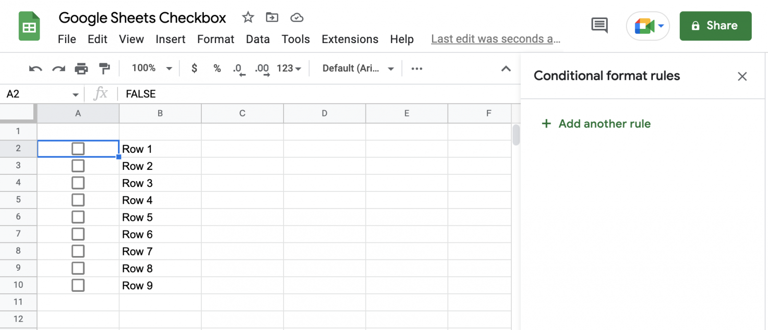 Google Sheets Checkbox ☑️ Junior to Expert