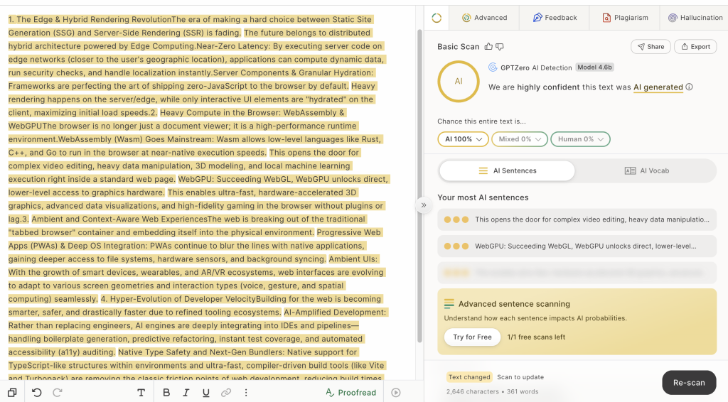 GTPZero AI Content Detector