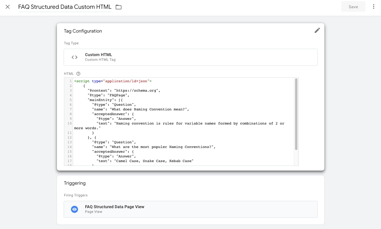 GTM Creating Tag Custom HTML