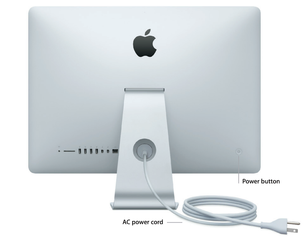 iMac (Retina 4K, 21.5-inch, Late 2015) Back