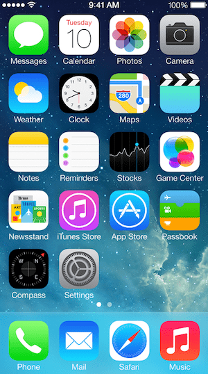 iOS 7 2013