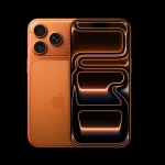 iPhone 17 Pro Max Cosmic Orange Front and Back
