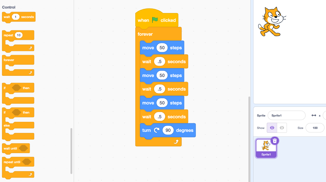 Loops in Scratch