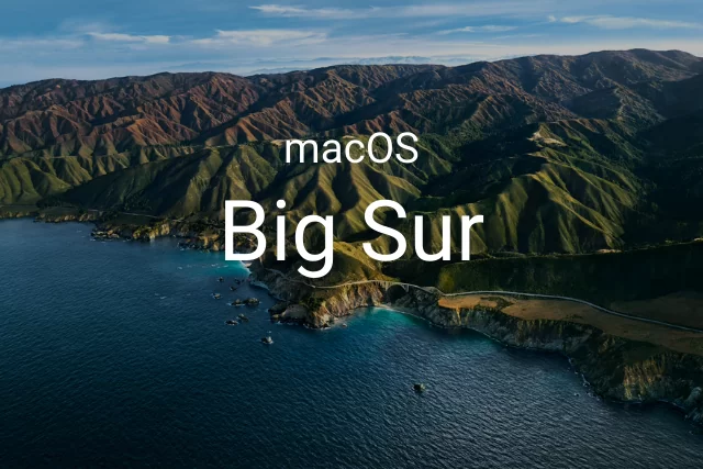 Mac OS Big Sur