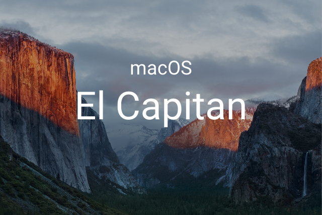 Mac OS El Capitan