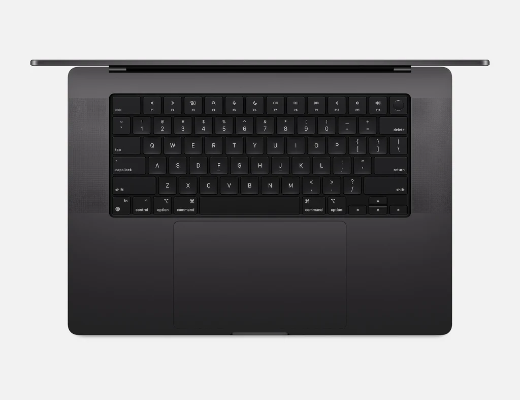 MacBook Pro 16 inch 2024 M4 Keyboard