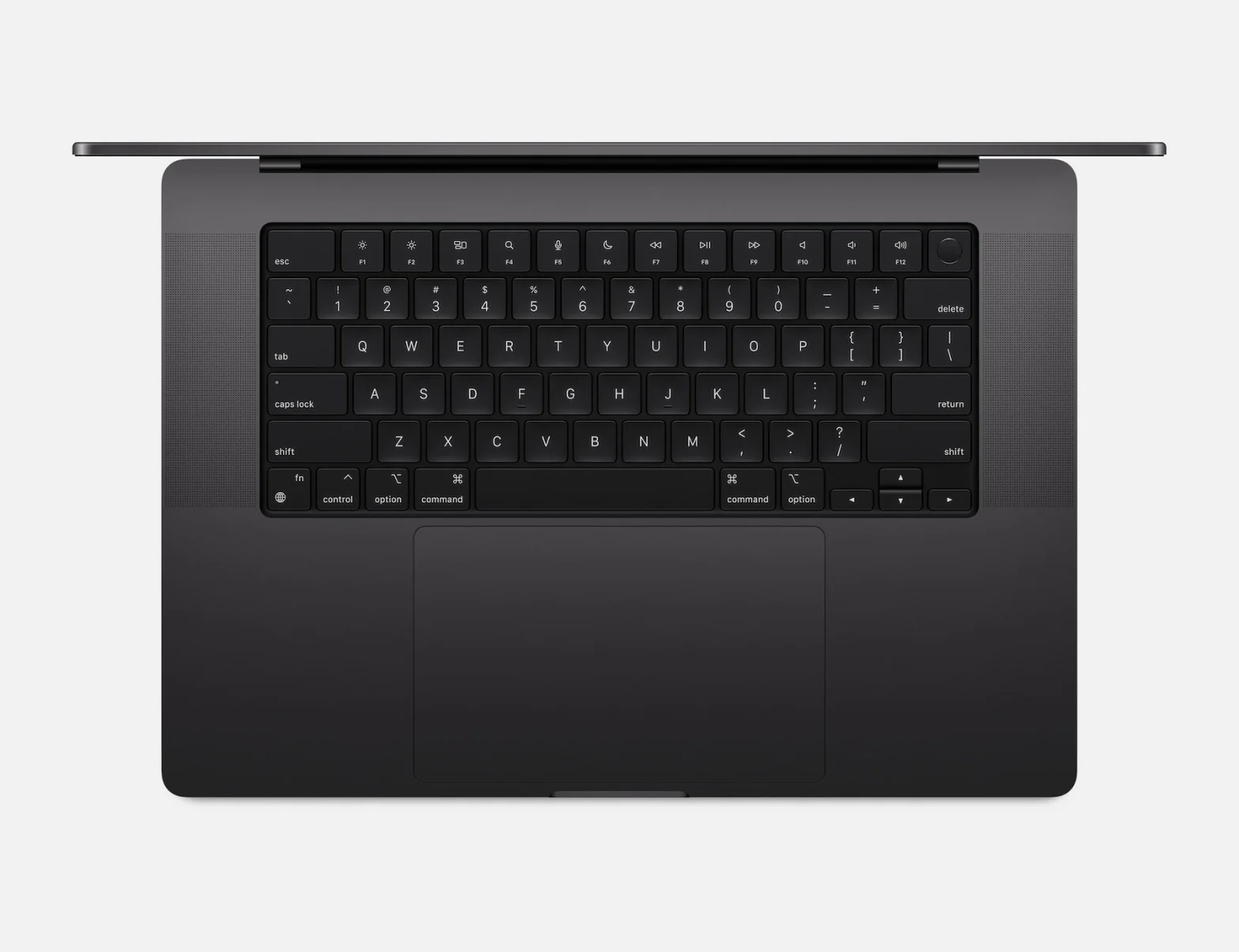 MacBook Pro 16 inch 2024 M4 Keyboard