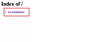Wordpress Localhost htdocs