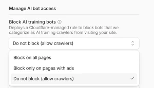 Cloudflare Will Block AI Crawlers by Default