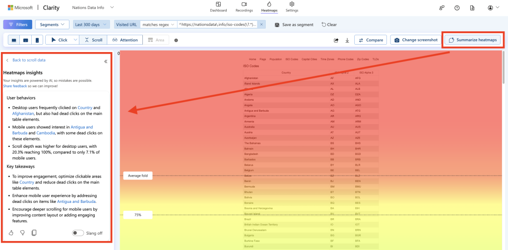 Microsoft Clarity AI Summarize