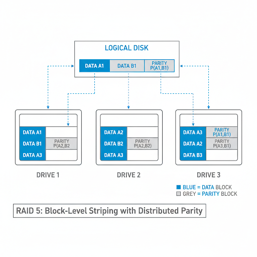 RAID 5 Diagram