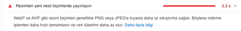 Resimleri Yeni Nesil Biçimde Yayınlayın
