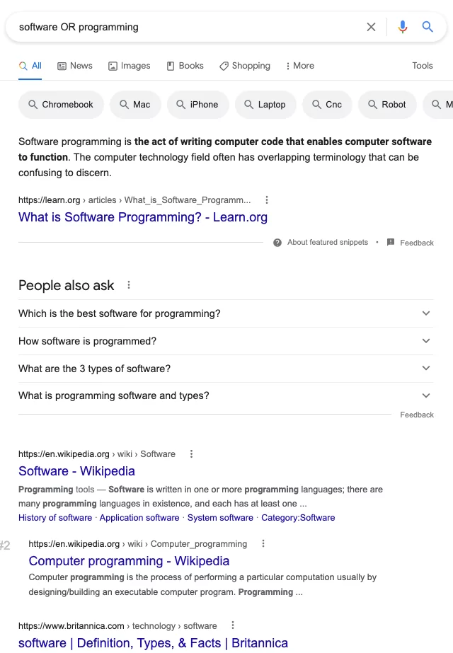 Combine Search On Google