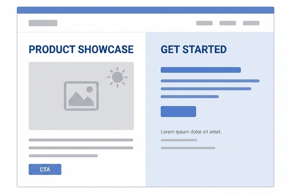 The Split Screen Layout