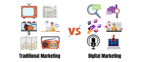 Traditionelles Marketing vs. digitales Marketing