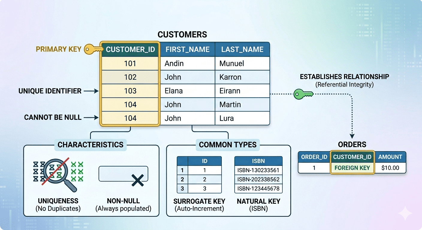 What is Primary Key?