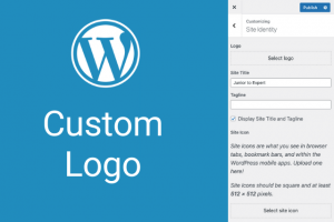 Wie füge ich ein benutzerdefiniertes Logo in WordPress hinzu?