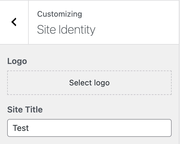 Wordpress Customize Logo