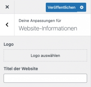 Wordpress Logo Auswahlen