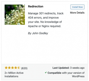 WordPress Redirection Plugin