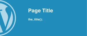 WordPress Title
