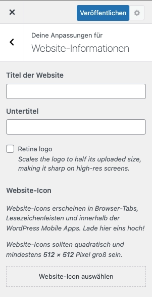 Wordpress Theme Customizer