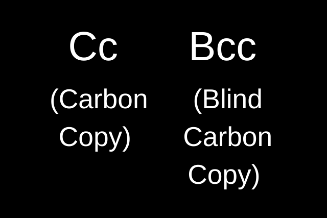 Cc & Bcc