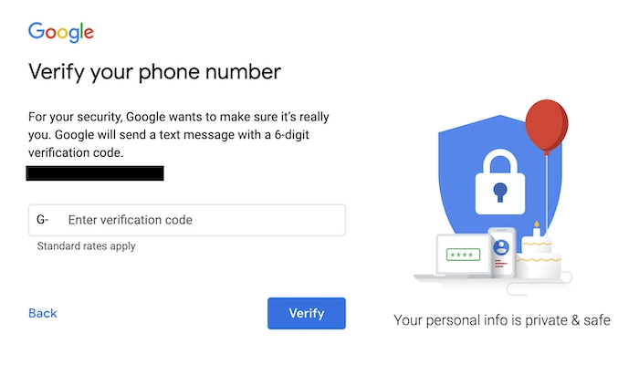 Google SMS OTP