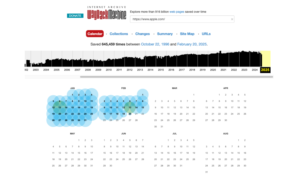 web.archive.org Strong Website