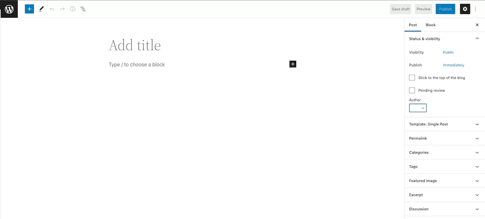 Gutenberg Editor
